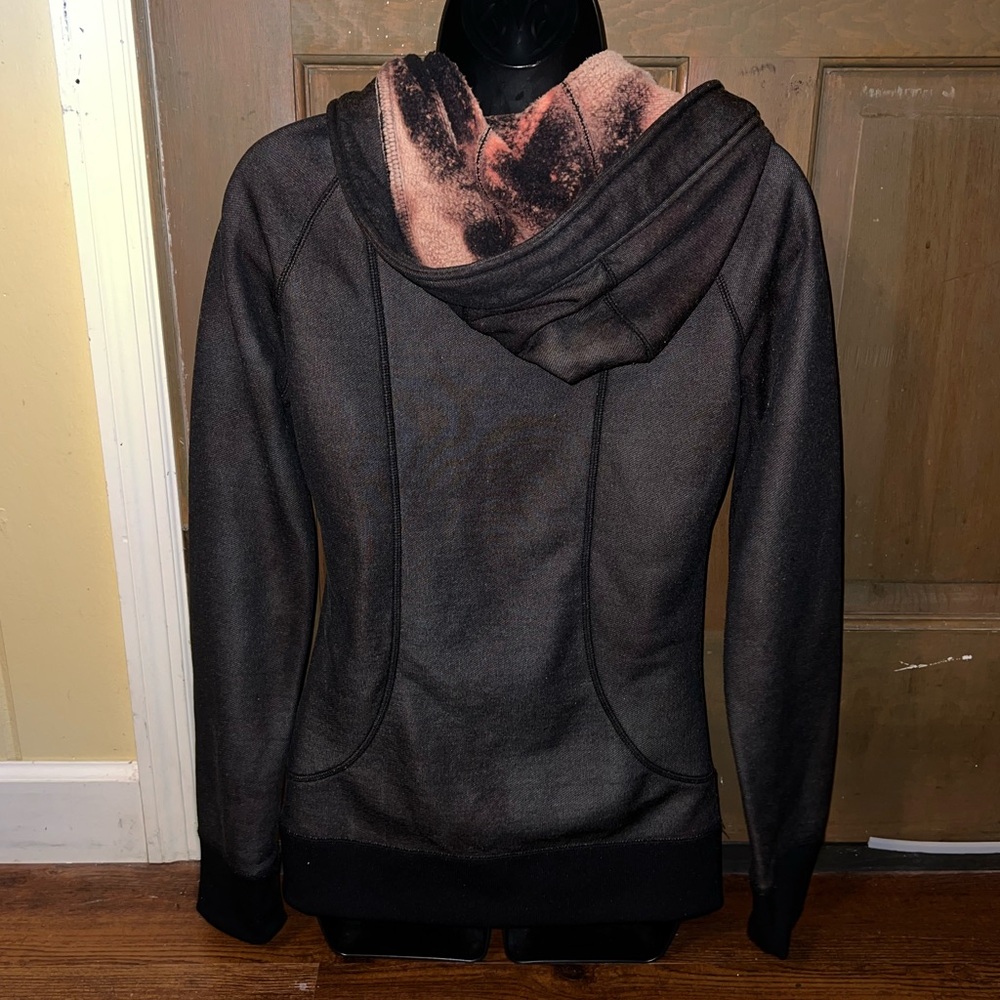 Oakley Black Long Sleeve Outdoor Active Silver Zip Up Hooded Jacket Size S - Picture 4 of 11